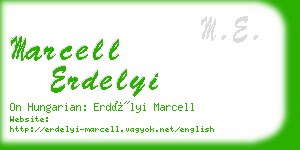 marcell erdelyi business card